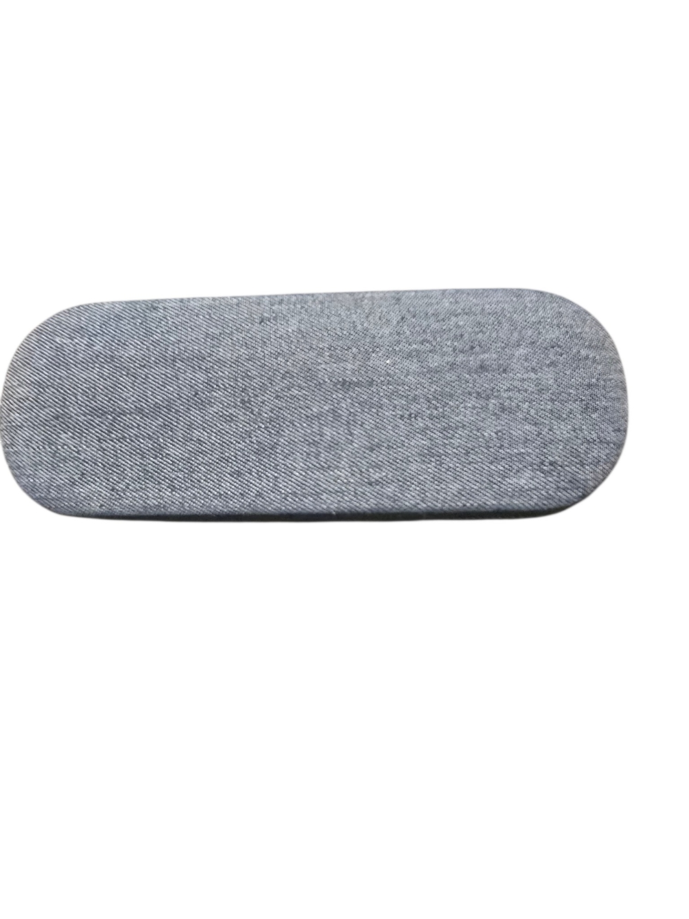 NWT NOU Jeffrey Gray Denim Hard Shell Eyeglass Case - Picture 2 of 4